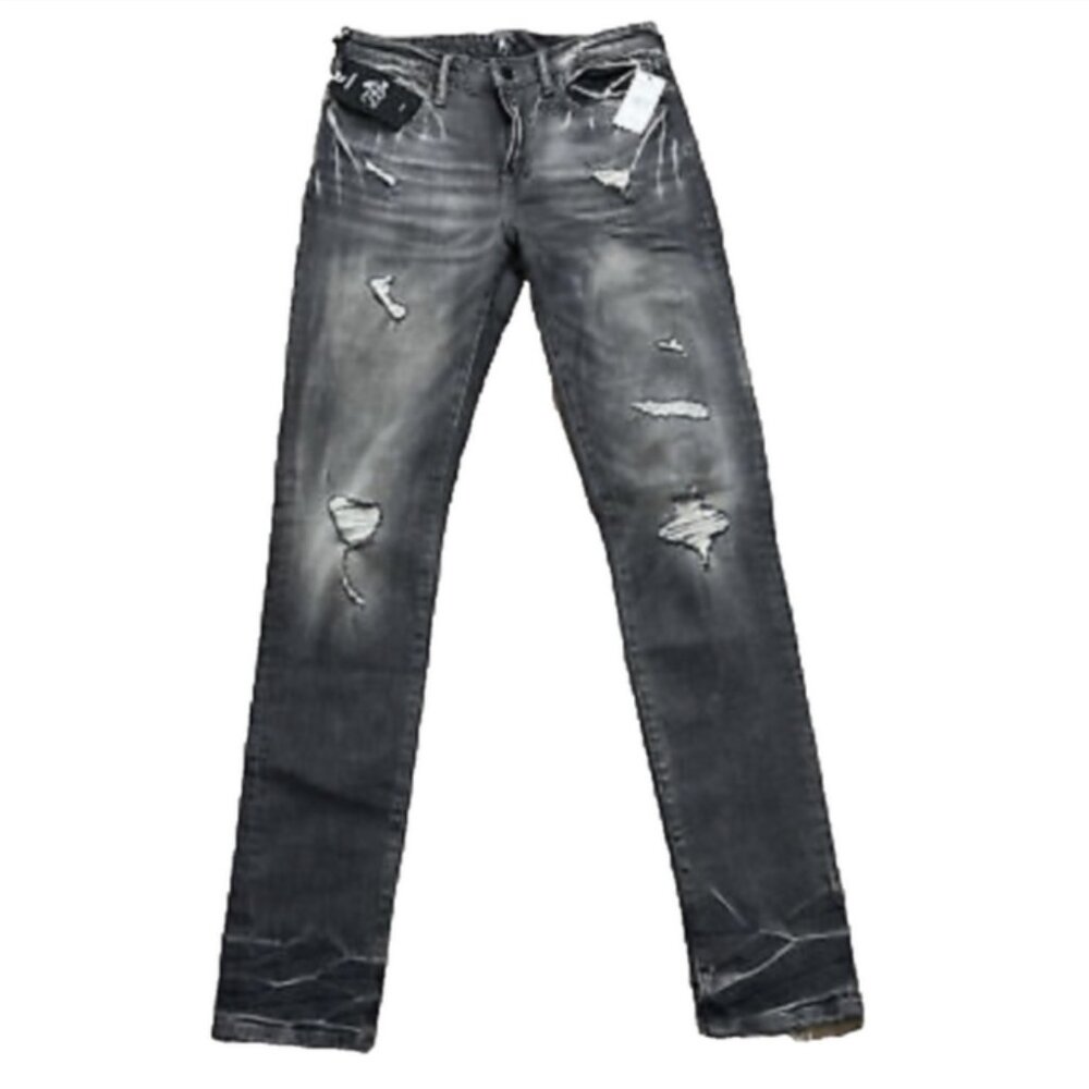 PRPS Windsor Tapered Skinny Fit Stretch Distressed Jeans